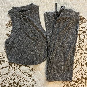 Gray gymshark slounge set